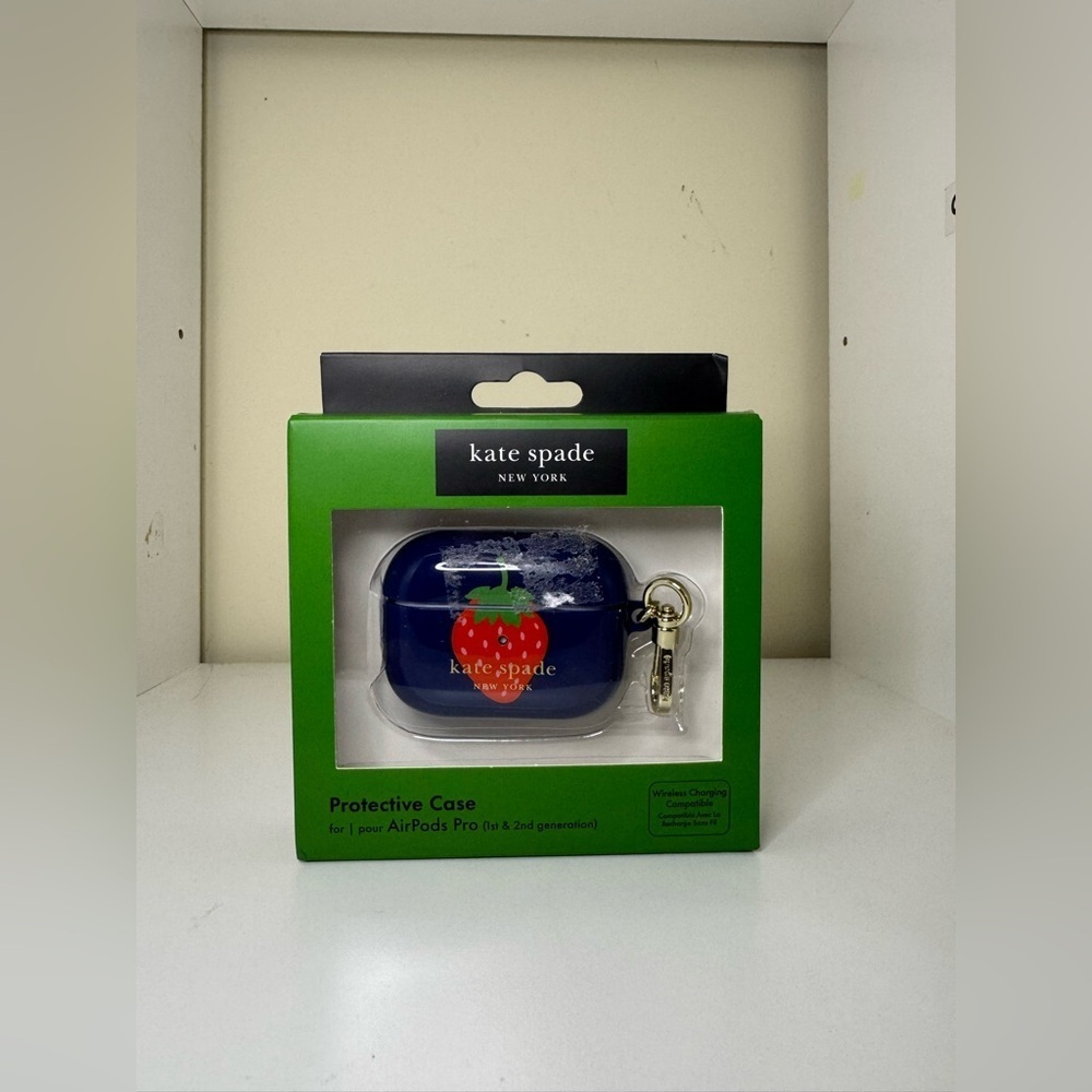 Kate Spade AirPods Pro Case with strawberry 1st & 2nd generation